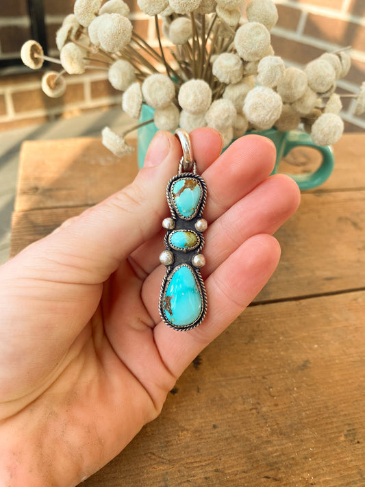 Sierra Blue Teardrop Pendant